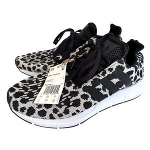 Adidas Womens Swift Run Shoes Leopard Print Size 8 NWT